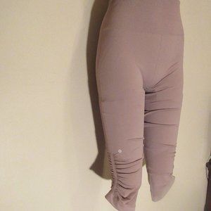 Lululemon Side Tie Salutation Crop Legging Stretch Cinch Dance Pants SZ 4-6